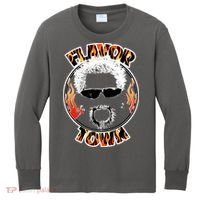 Flavor Town Cooking Guy Kids Long Sleeve Shirt thumb 0