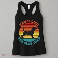 Fauci Lied Beagles Died Anti Anthony Fauci Arrest Fauci Women's Tank Top thumb 3
