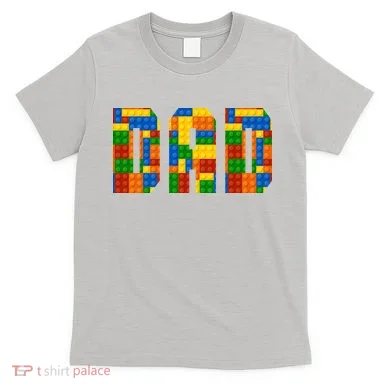 Funny Lego Builder Dad T-Shirt