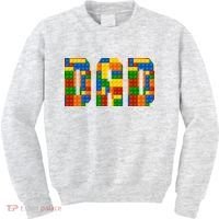 Funny Lego Builder Dad Kids Sweatshirt thumb 0