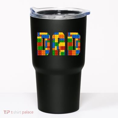Funny Lego Builder Dad Tumbler