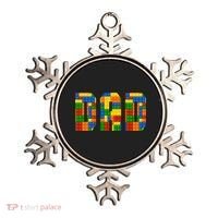 Funny Lego Builder Dad Ornament thumb 0