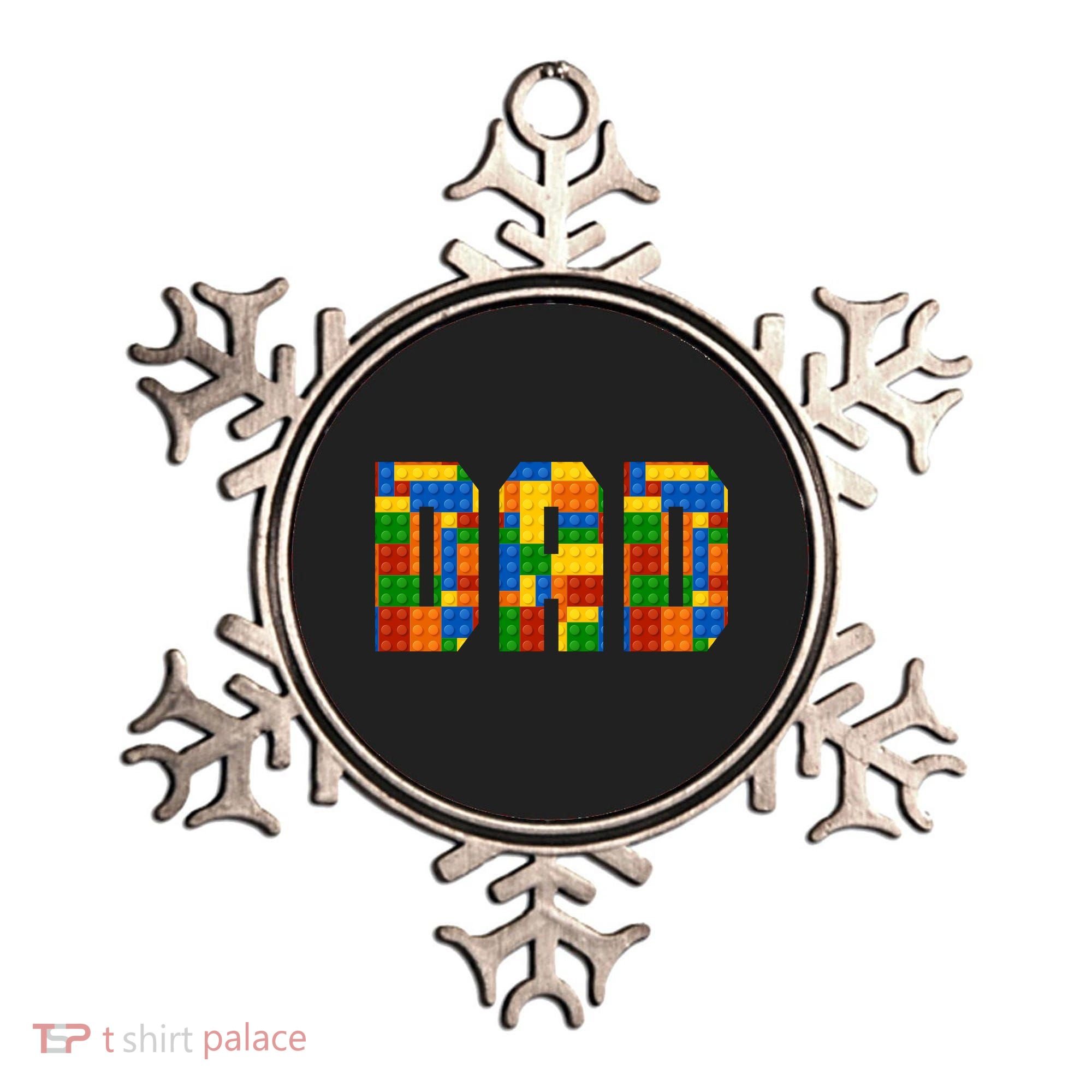 Funny Lego Builder Dad Ornament