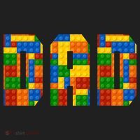 Funny Lego Builder Dad Golf Towel thumb 3