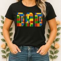 Funny Lego Builder Dad Women's T-Shirt thumb 2