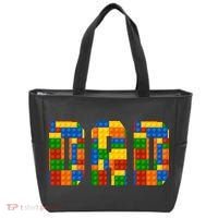 Funny Lego Builder Dad Tote Bag thumb 0