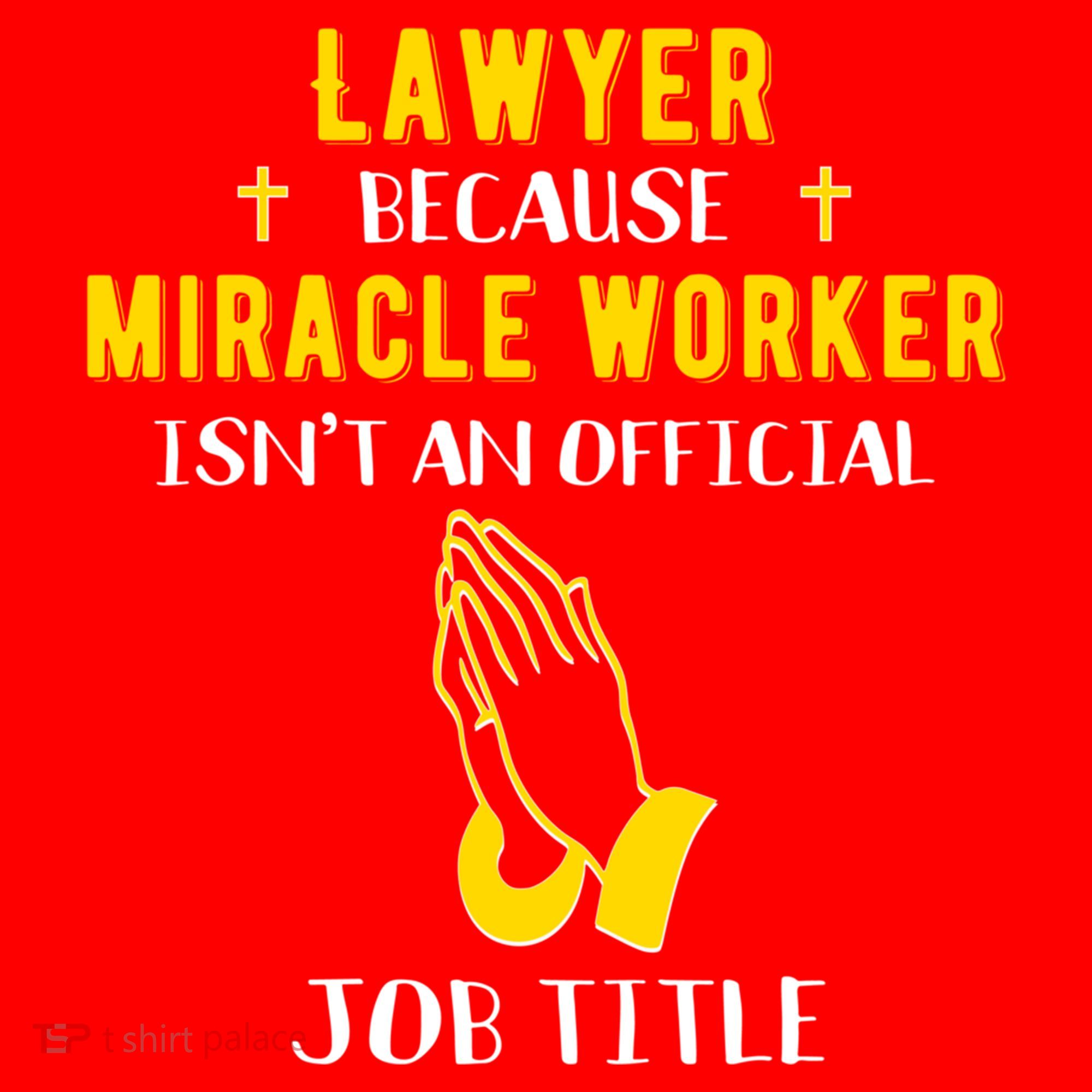 Funny Lawyer Because Miracle Worker Isn't A Job Title Law Gi Gift Santa Hat