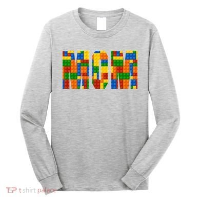 Funny Lego Builder Mom Long Sleeve Shirt