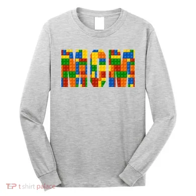 Funny Lego Builder Mom Long Sleeve Shirt