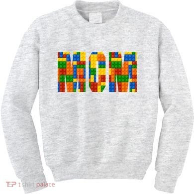 Funny Lego Builder Mom Kids Sweatshirt