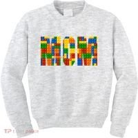 Funny Lego Builder Mom Kids Sweatshirt thumb 0