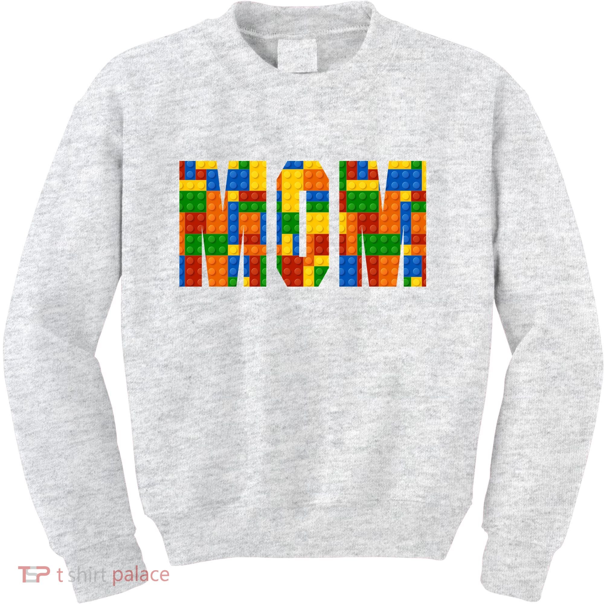 Funny Lego Builder Mom Kids Sweatshirt
