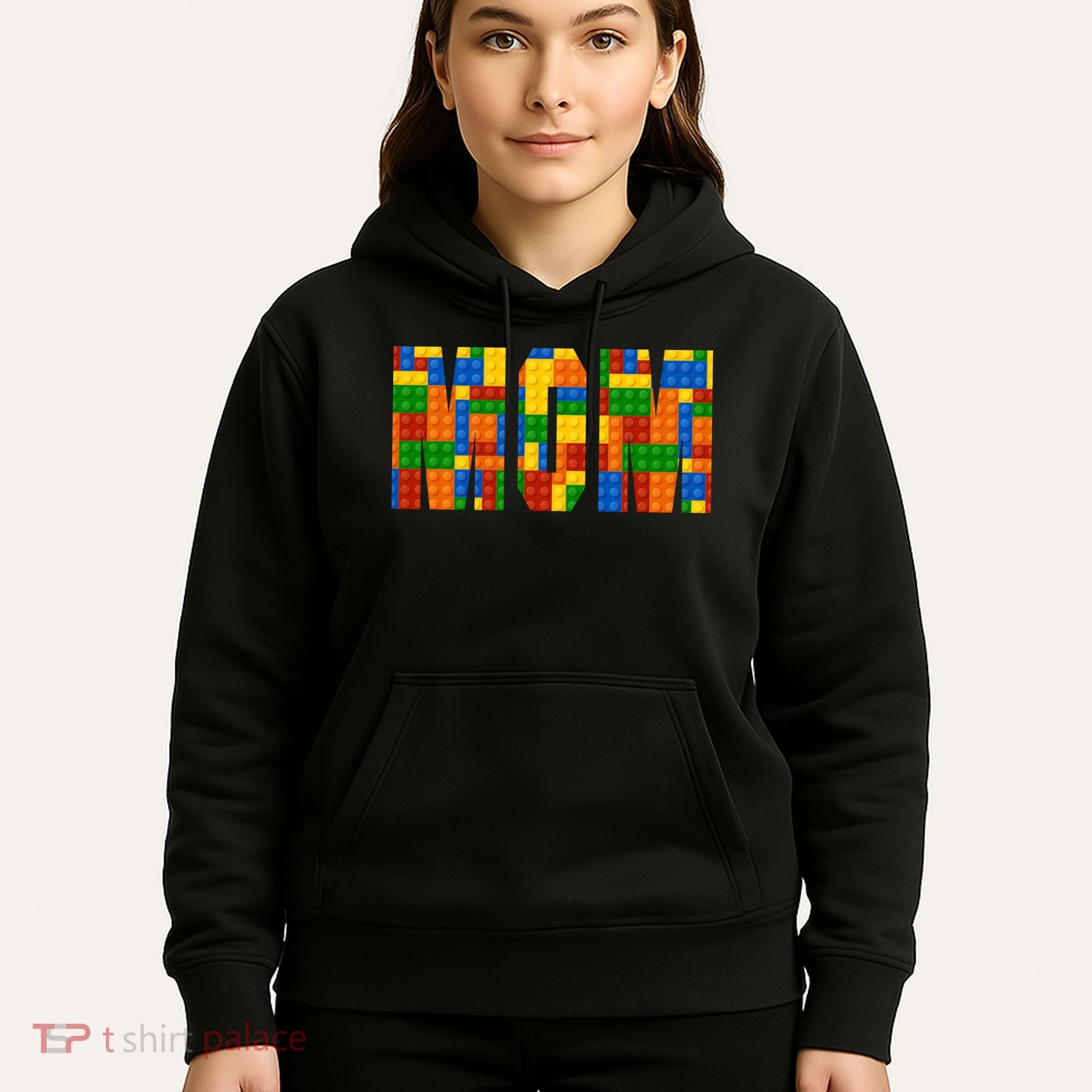 Funny Lego Builder Mom Hoodie