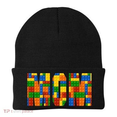 Funny Lego Builder Mom Beanie