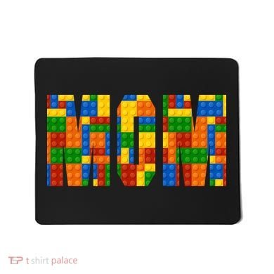 Funny Lego Builder Mom Mousepad
