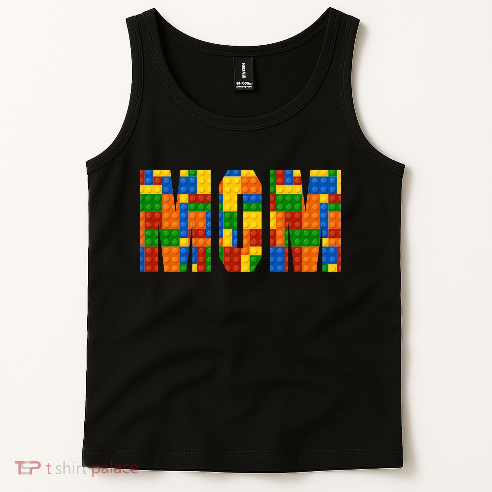 Funny Lego Builder Mom Tank Top