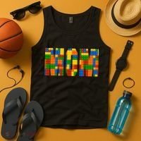 Funny Lego Builder Mom Tank Top thumb 4