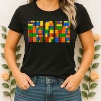 Funny Lego Builder Mom Women's T-Shirt thumb 2