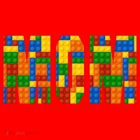 Funny Lego Builder Mom Santa Hat thumb 1