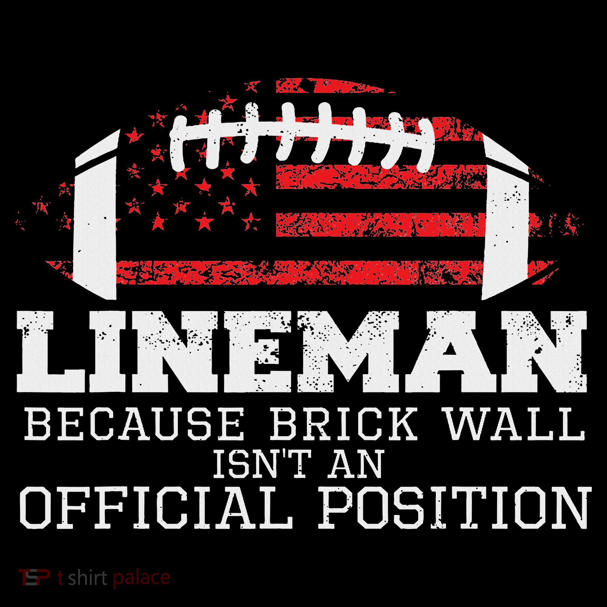 Football Lineman Because Brick Wall O Line D Line Lineman Women's Hoodie