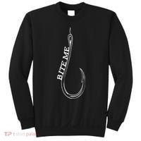Fishing Lovers Bite Me Fisherman Funny Fishing Gift Sweatshirt thumb 0