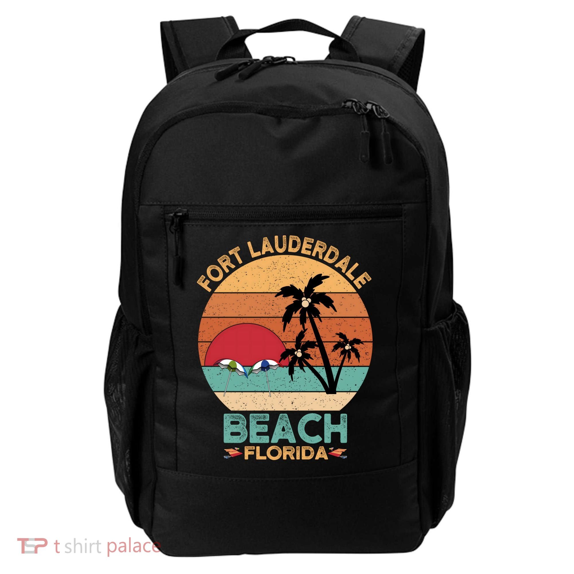 Fort Lauderdale Beach Florida Sunset Backpack