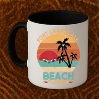 Fort Lauderdale Beach Florida Sunset Coffee Mug thumb 2