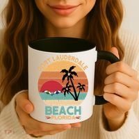 Fort Lauderdale Beach Florida Sunset Coffee Mug thumb 3