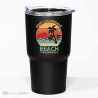 Fort Lauderdale Beach Florida Sunset Tumbler thumb 0