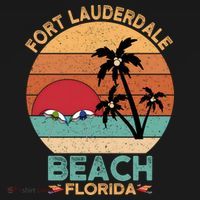 Fort Lauderdale Beach Florida Sunset Ornament thumb 1