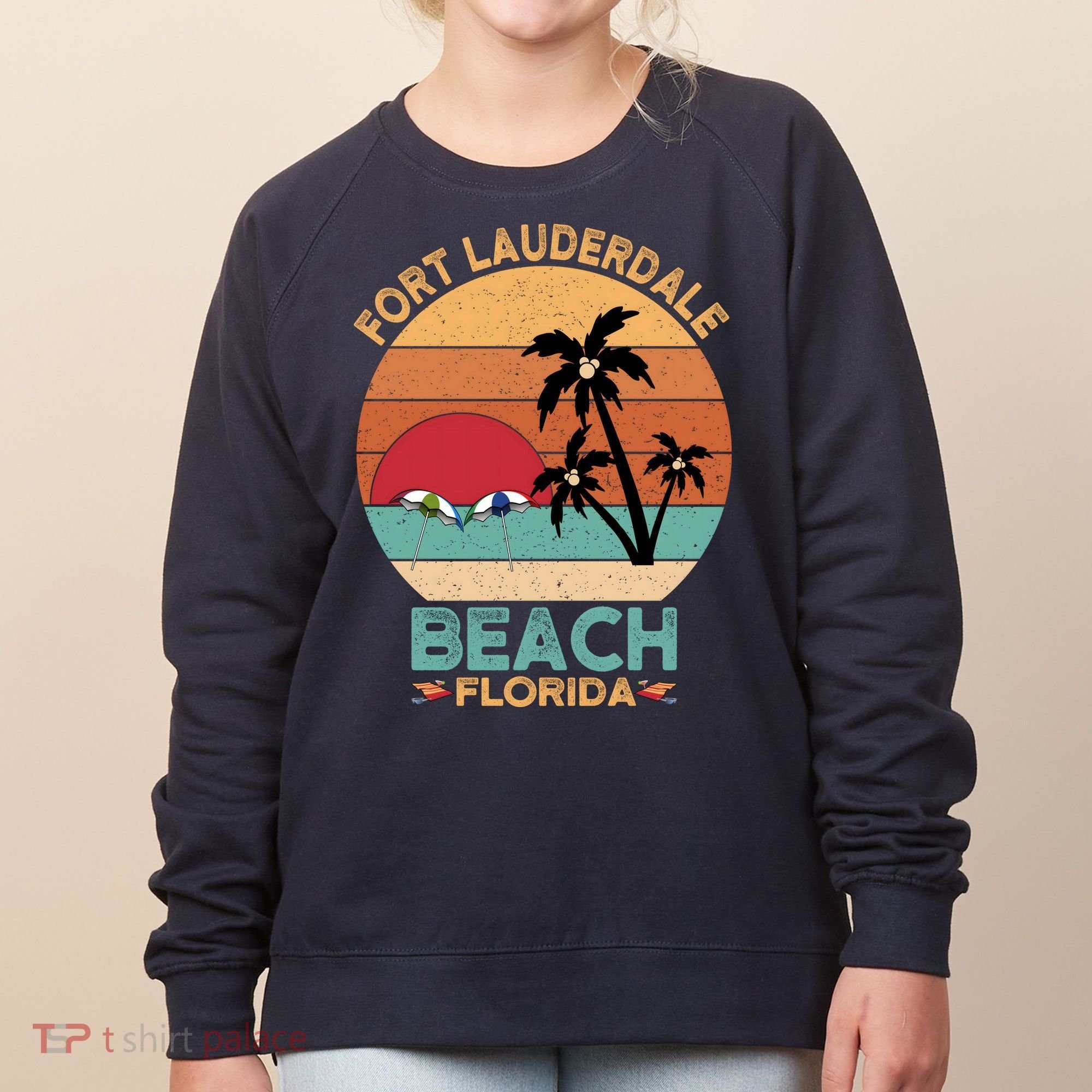 Fort Lauderdale Beach Florida Sunset Women's Sweatshirt