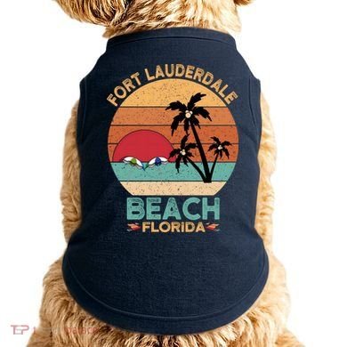 Fort Lauderdale Beach Florida Sunset Doggie Tank