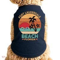 Fort Lauderdale Beach Florida Sunset Doggie Tank thumb 0