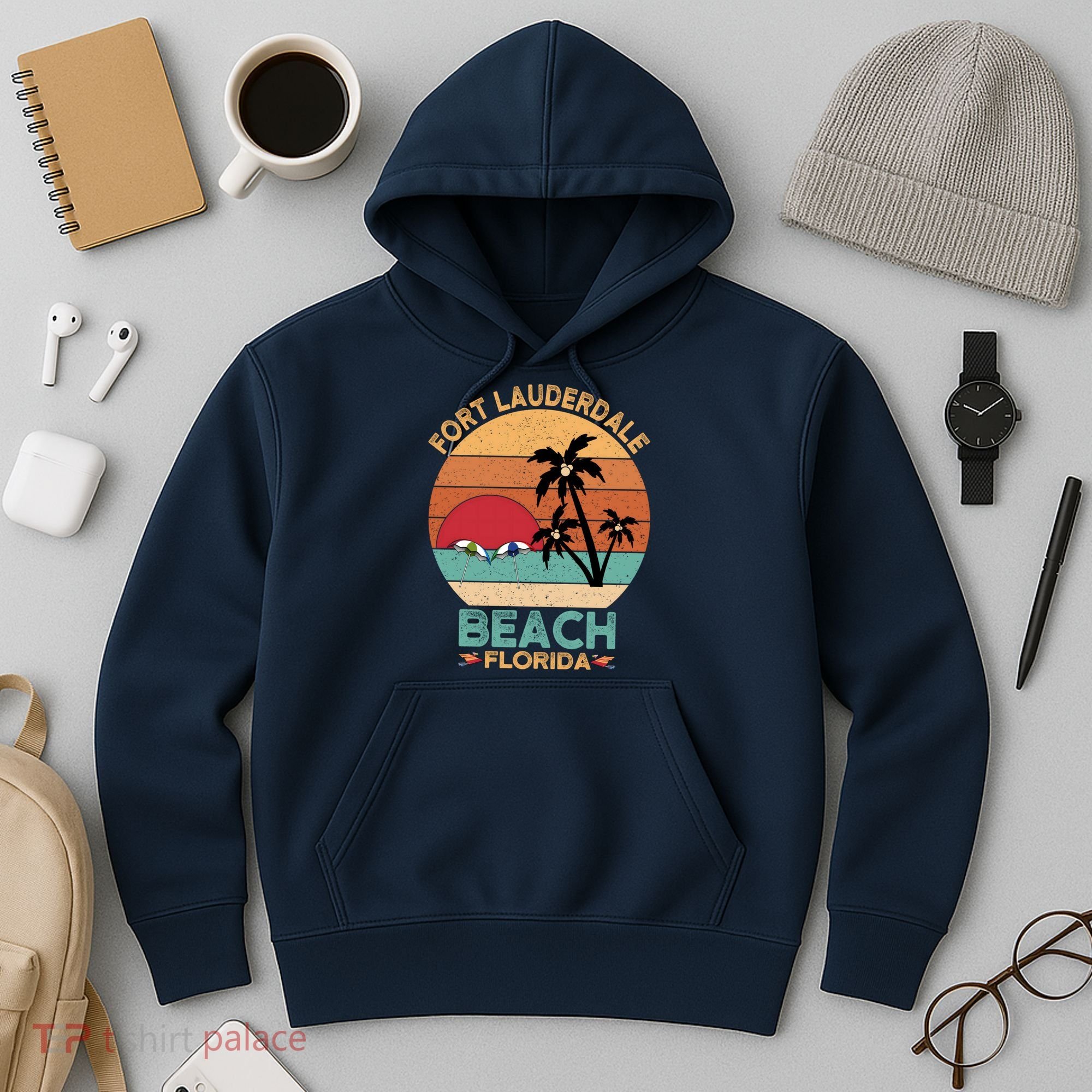 Fort Lauderdale Beach Florida Sunset Hoodie