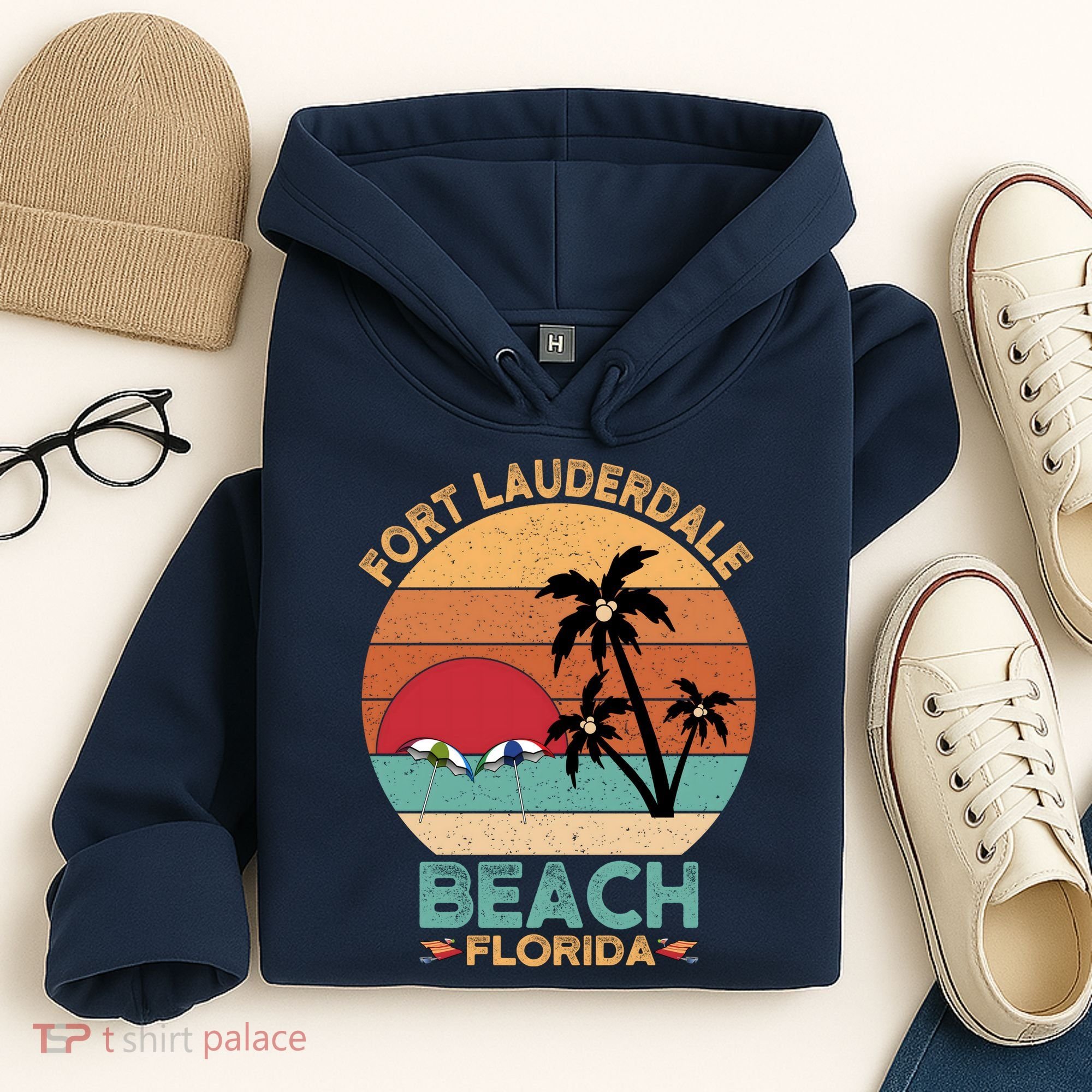 Fort Lauderdale Beach Florida Sunset Hoodie