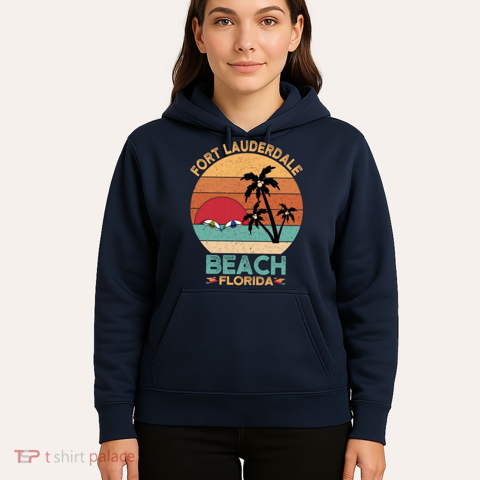 Fort Lauderdale Beach Florida Sunset Hoodie