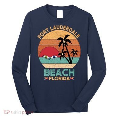 Fort Lauderdale Beach Florida Sunset Long Sleeve Shirt