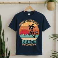 Fort Lauderdale Beach Florida Sunset T-Shirt thumb 2