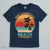 Fort Lauderdale Beach Florida Sunset T-Shirt thumb 5