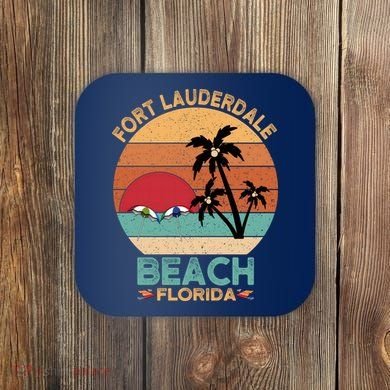 Fort Lauderdale Beach Florida Sunset Coaster