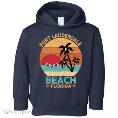 Fort Lauderdale Beach Florida Sunset Toddler Hoodie