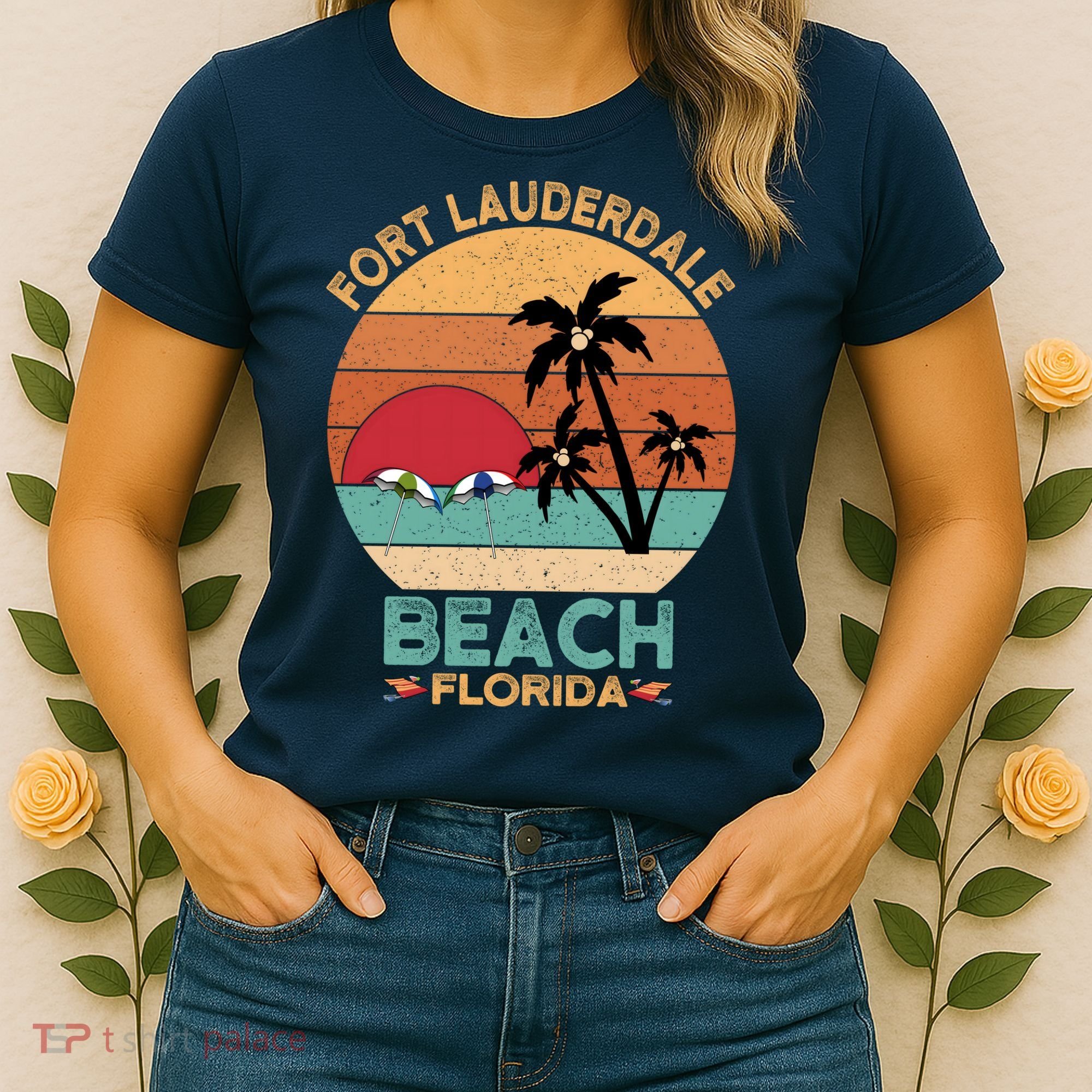 Fort Lauderdale Beach Florida Sunset Women's T-Shirt