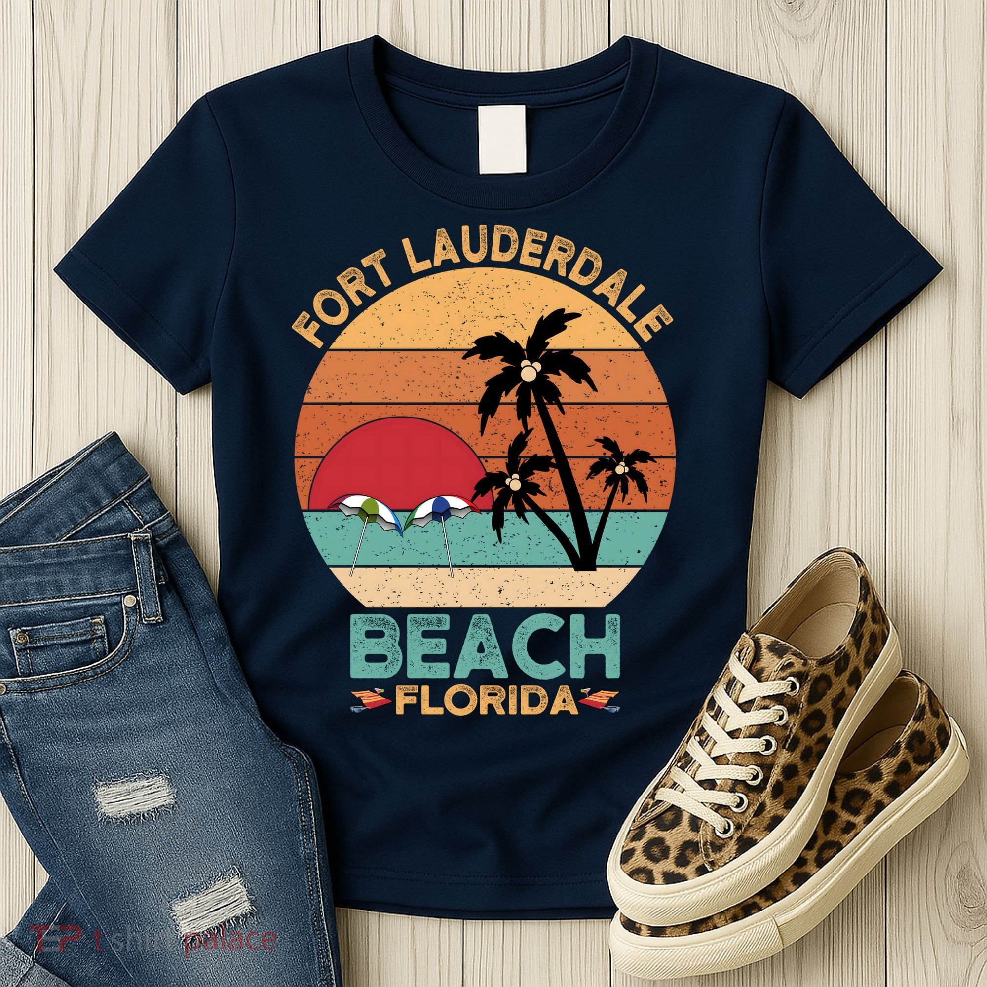Fort Lauderdale Beach Florida Sunset Women's T-Shirt