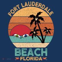 Fort Lauderdale Beach Florida Sunset Women's T-Shirt thumb 6
