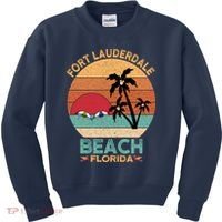 Fort Lauderdale Beach Florida Sunset Kids Sweatshirt thumb 0