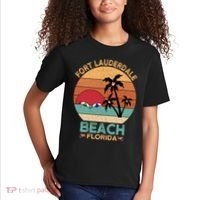 Fort Lauderdale Beach Florida Sunset Kids T-Shirt thumb 2