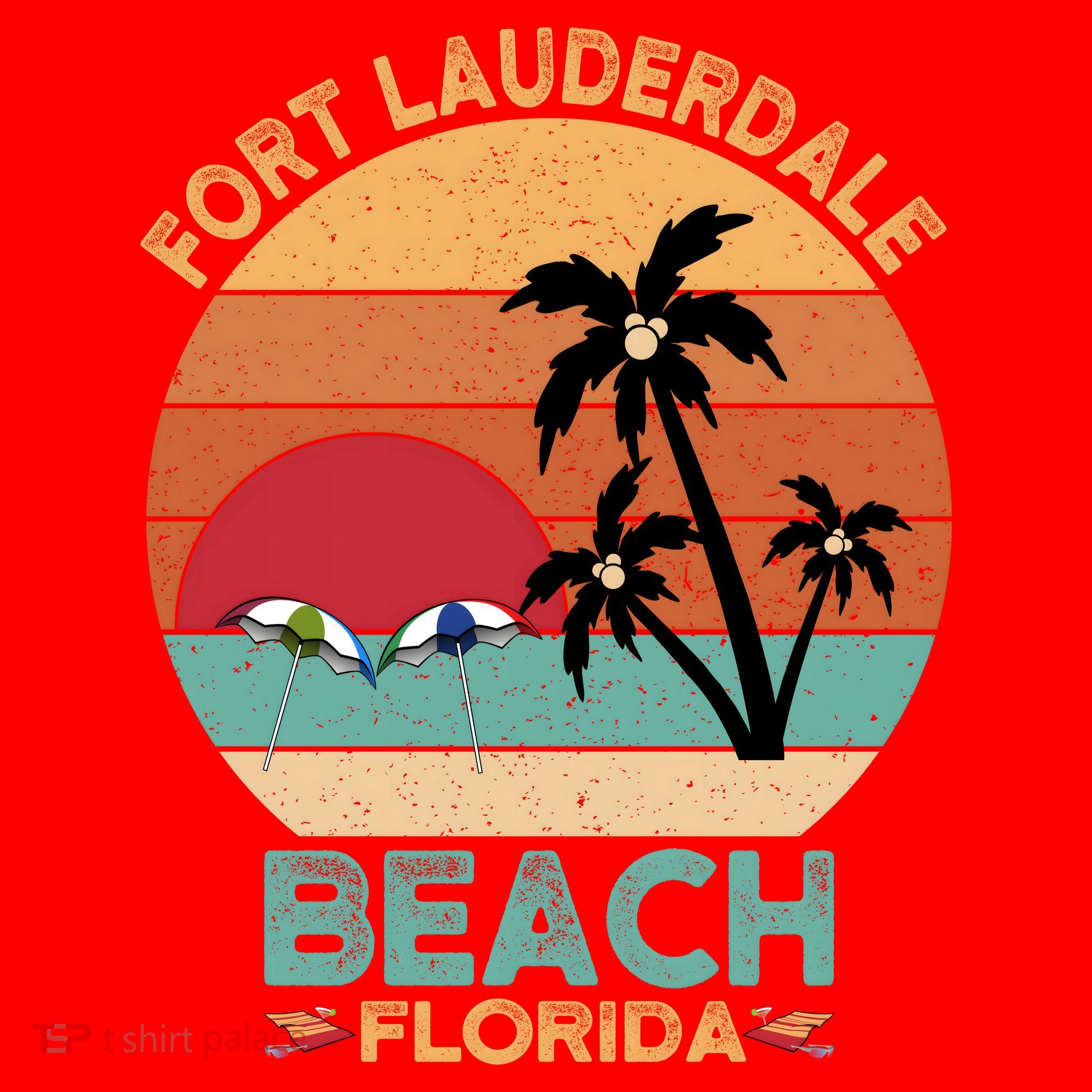 Fort Lauderdale Beach Florida Sunset Santa Hat