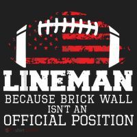 Football Lineman Because Brick Wall OLine DLine Lineman Tumbler thumb 3