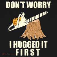 Funny Lumberjack Chainsaw Logging Arborist Gift Men Women Backpack thumb 2