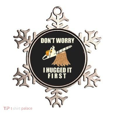 Funny Lumberjack Chainsaw Logging Arborist Gift Men Women Ornament